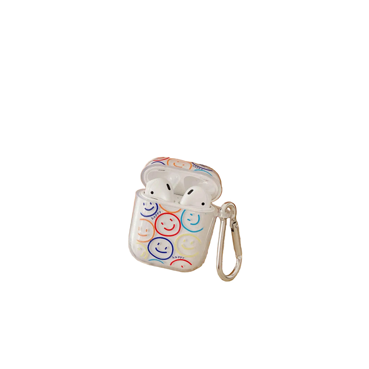 Clear Smiley Silicone Case for AirPods