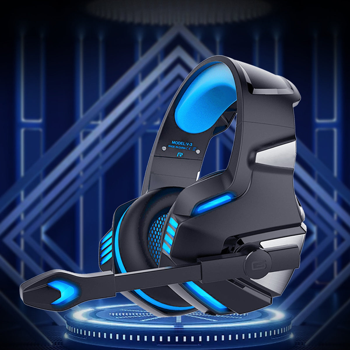 RGB Wired Gaming Headset with Microphone