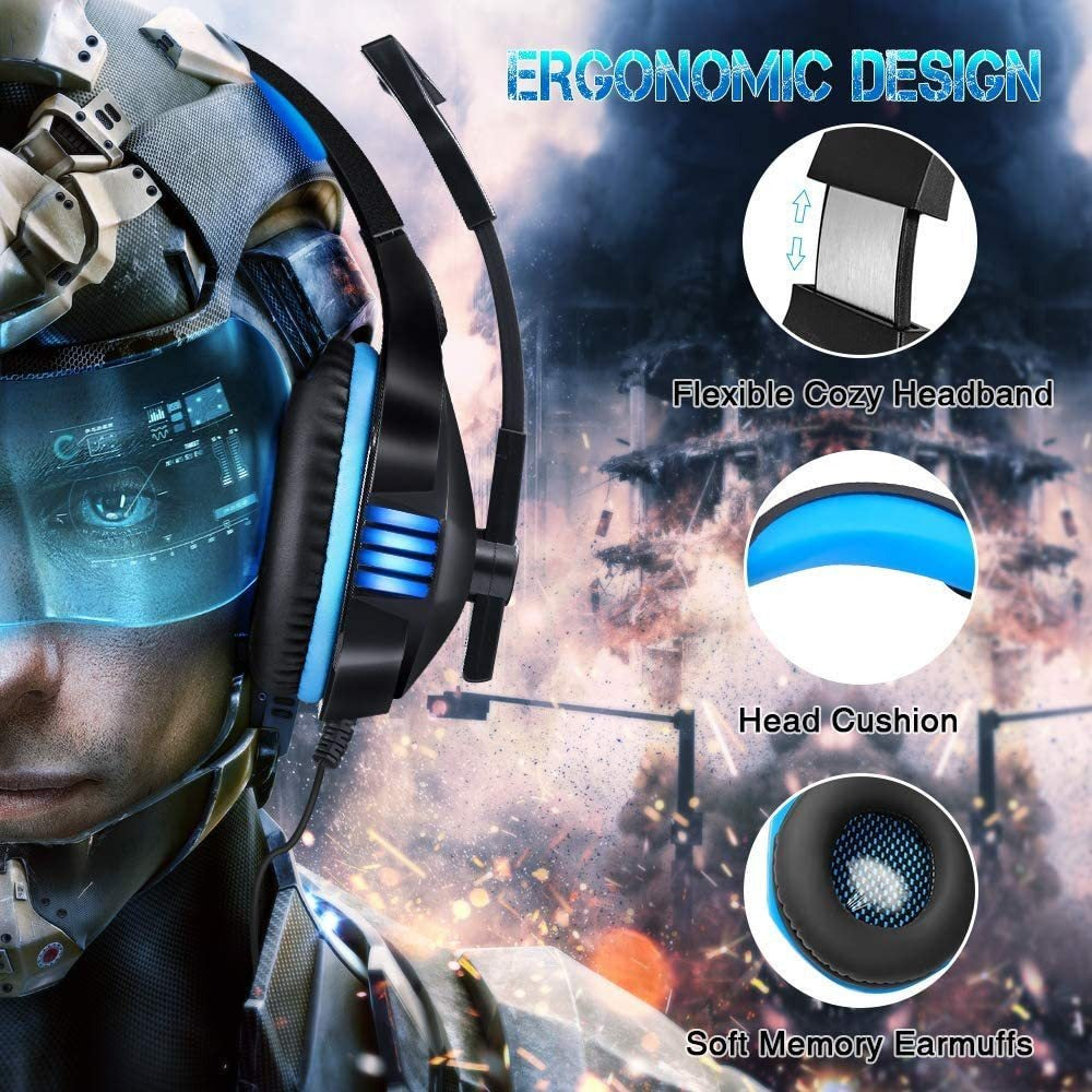 RGB Wired Gaming Headset with Microphone