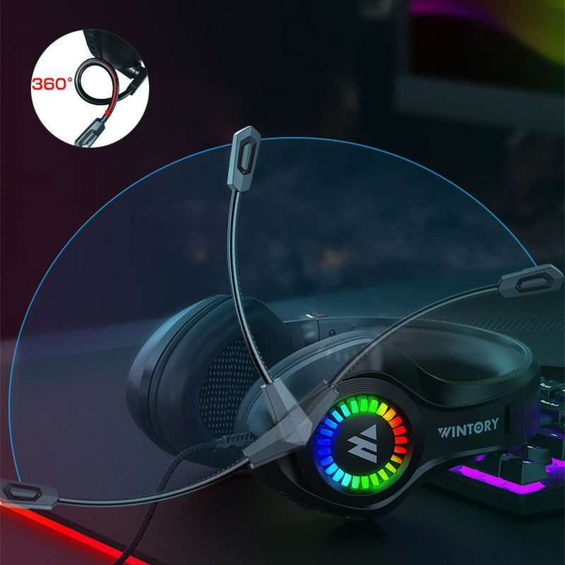 RGB Wired Gaming Headset with Braided Cable
