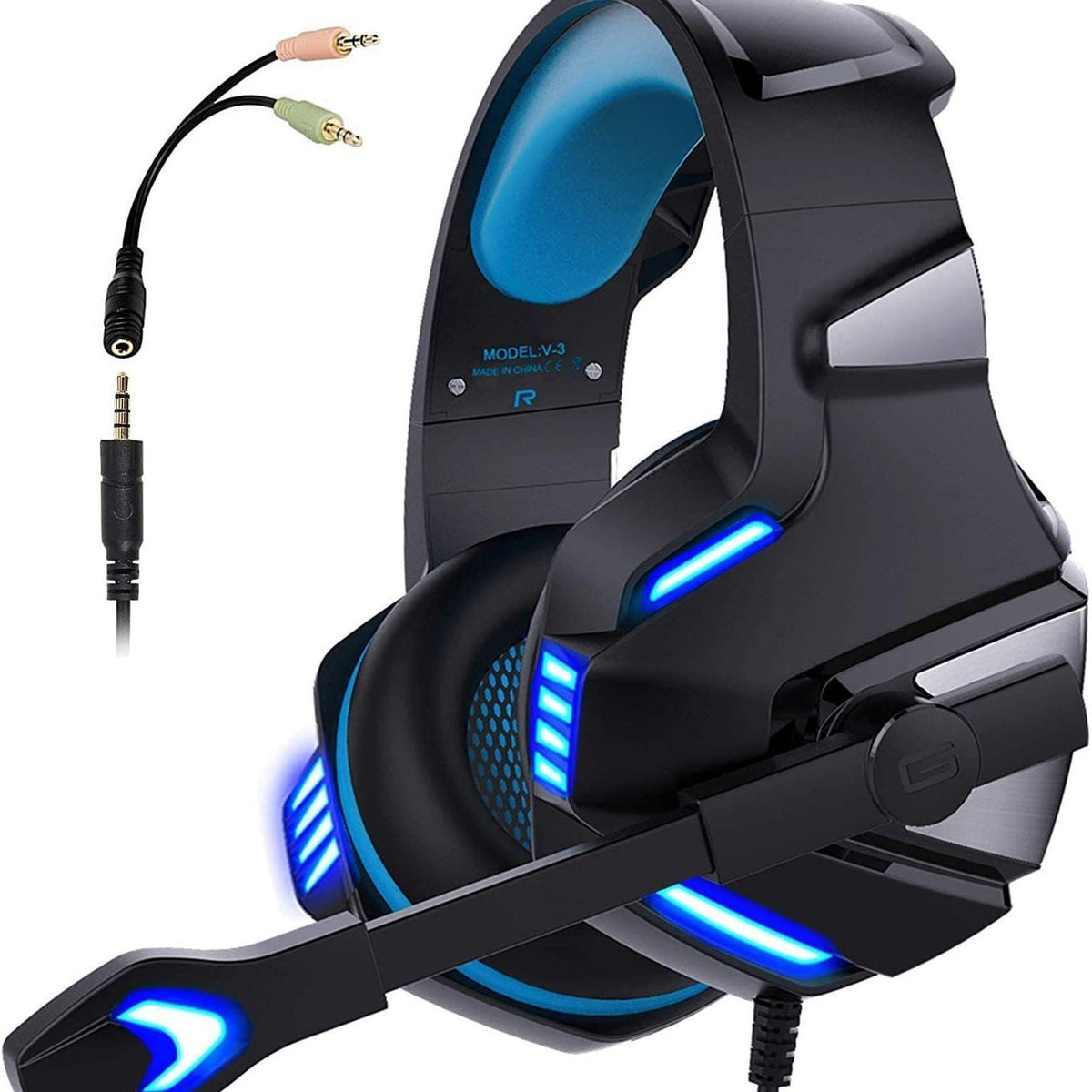 RGB Wired Gaming Headset with Microphone