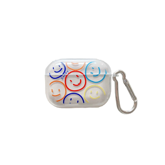 Clear Smiley Silicone Case for AirPods